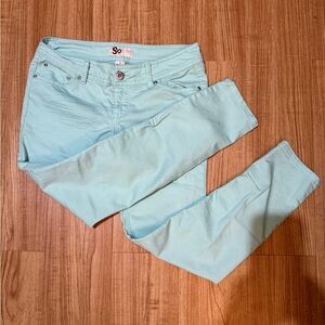 SO Women's Sky Blue Skinny Jeans